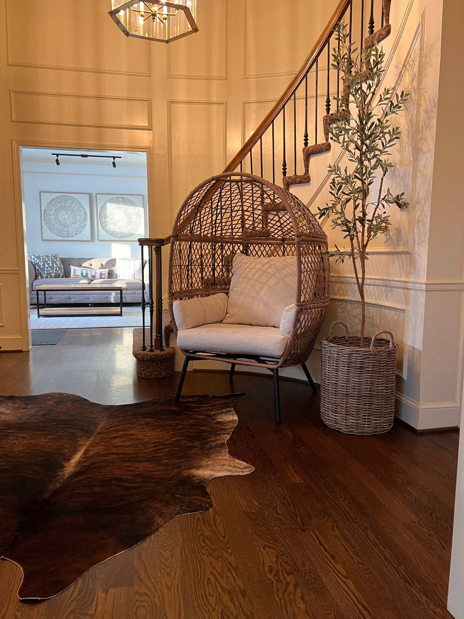 Indoor outdoor chair we love. So cozy and olive tree

#LTKfamily #LTKhome #LTKSeasonal