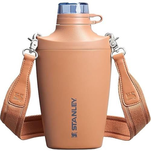 Stanley Cross Bottle 23 oz | Travel Water Bottle with Jacquard Strap | Leakproof Tritan Lid with Removable Straw | Insulated Stainless Steel | BPA-Free | Toast VRT | Amazon (US)