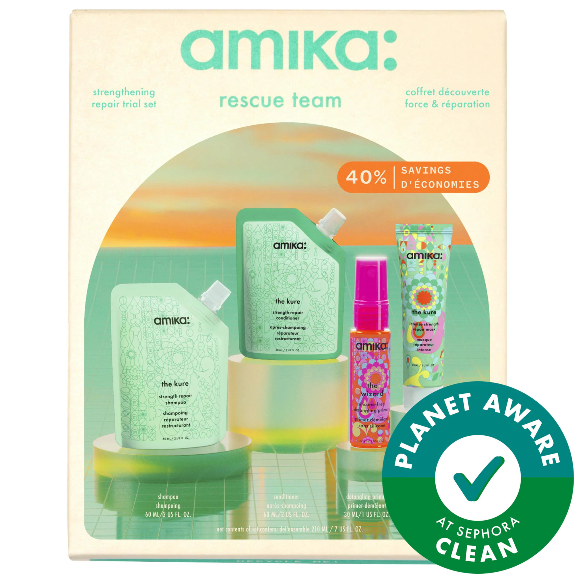 amika Rescue Team Strengthening Repair Trial Set | Sephora (US)