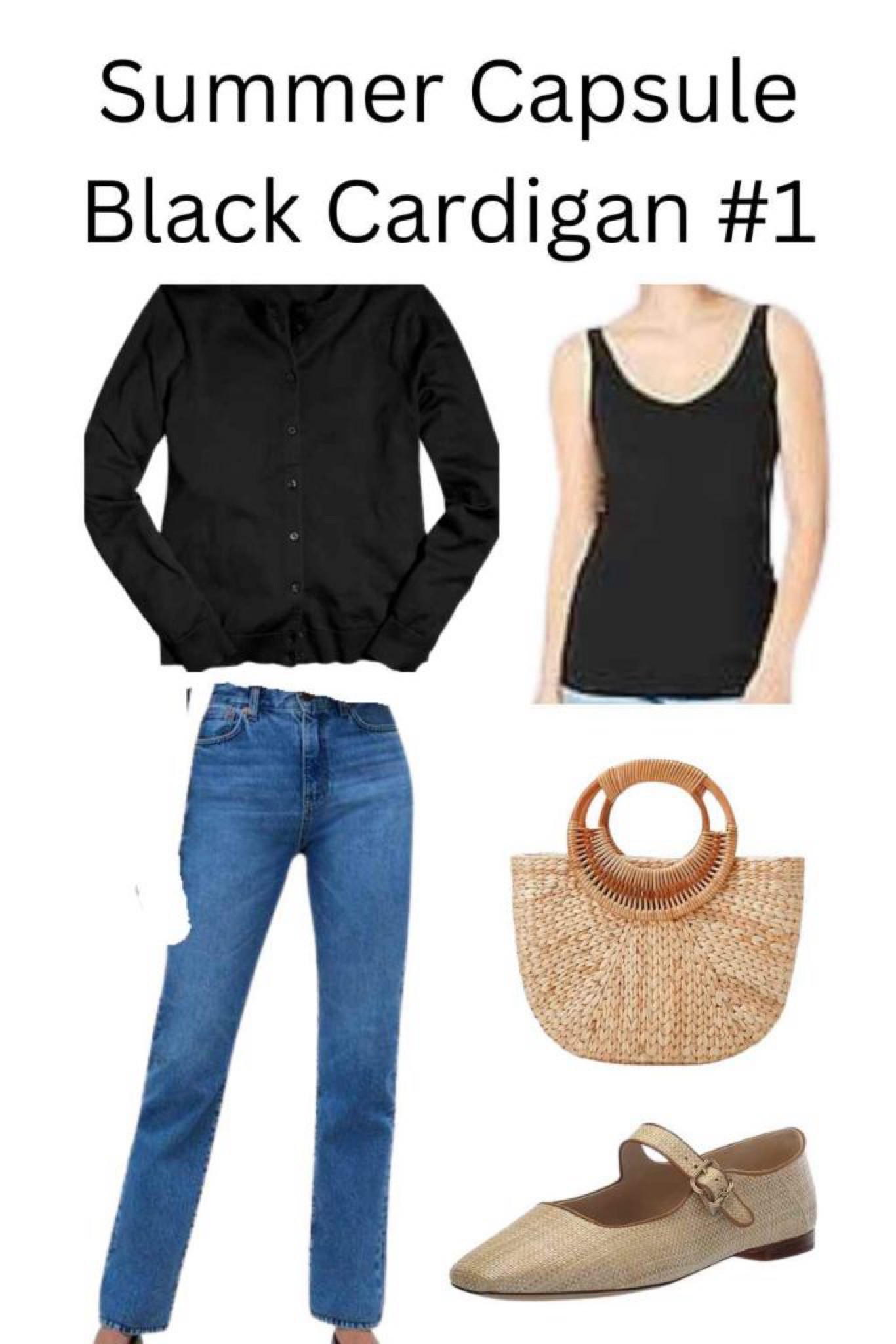  am thrilled to show you 50 casual, classic, chic, summer outfits from my summer capsule wardrobe 2024! 
This is the link for the post to show you the items and how to enjoy them to the fullest: Summer Capsule Wardrobe 2024: 17 More Easy, Smart Casual Summer Outfits for You to Enjoy and Maybe Even Copy! - Dr. Julie's Fun Life
Please follow my blog at: drjuliesfunlife.com for fun, fashion, family, and food!❤️Thank you!
Here’s how to wear a black tank and cardigan with jean. Add a tan bag and tan Maryjanes for an elevated casual errands look!

#LTKShoeCrush #LTKFindsUnder50 #LTKOver40