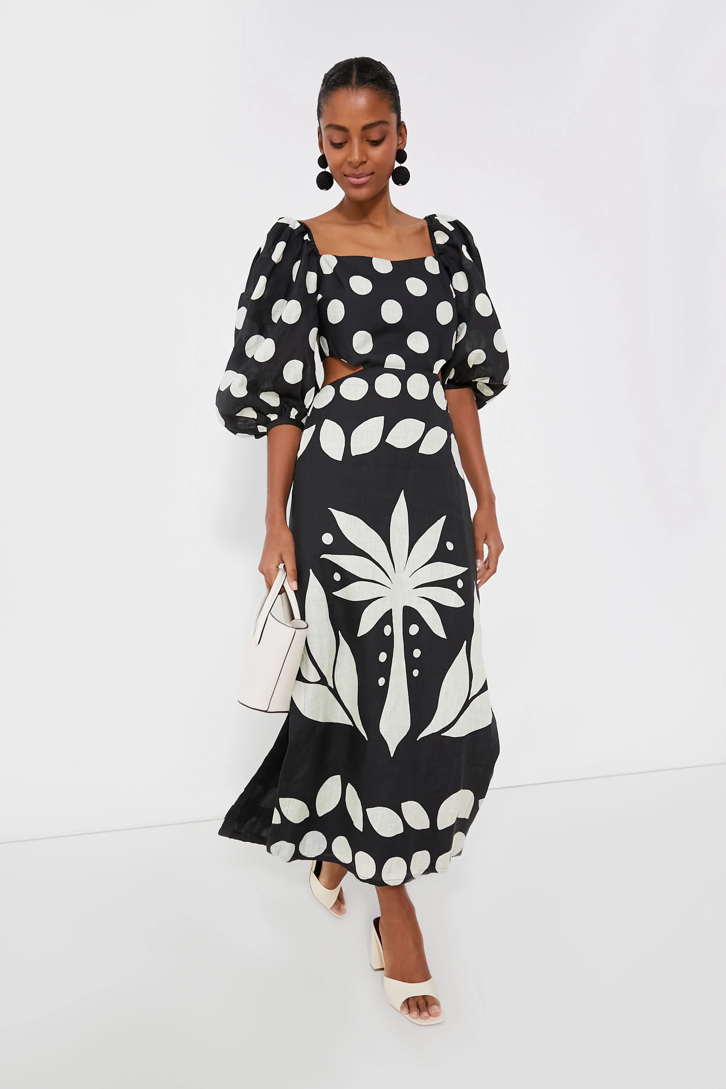 Amalfi Black and White Timbiqui Dress | Tuckernuck (US)