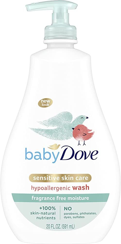 Baby Dove Sensitive Skin Care Baby Wash For Baby Bath Time Fragrance Free Moisture Fragrance Free... | Amazon (US)