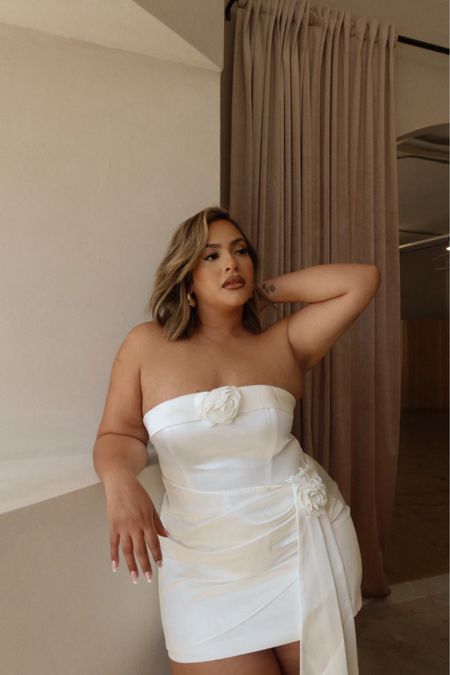 Curvy bridal inspo! Size large in the top and 2x in the skirt 🤍 

#LTKwedding #LTKstyletip #LTKmidsize