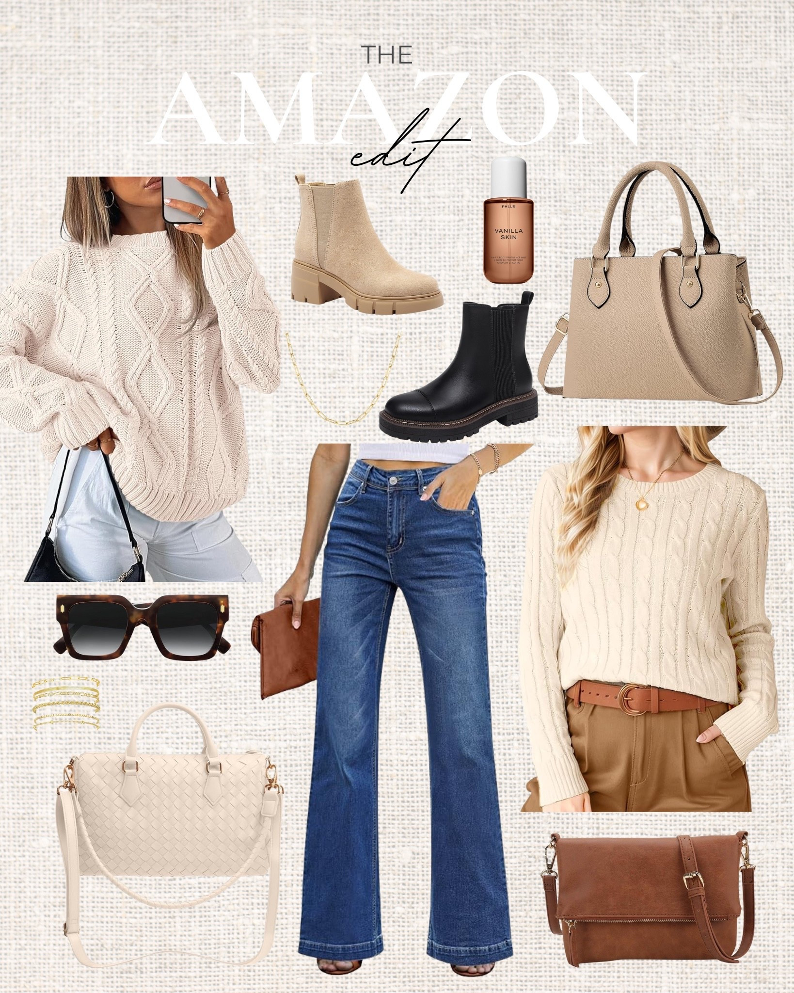 Check out these new fashion finds on Amazon to easily upgrade your wardrobe!
winter to spring sweaters, trendy crossbody bags, gold jewelry, winter to spring booties, wide leg pants, winter to spring look, casual style, trendy outfits, wardrobe essentials, transitional stye, everyday wear, favorite finds, amazon style, affordable look

#LTKU #LTKSeasonal #LTKSaleAlert