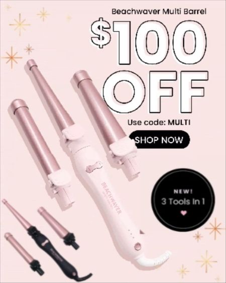 The all new Multi Barrel Beachwaver!! 


#LTKbeauty #LTKGiftGuide #LTKstyletip