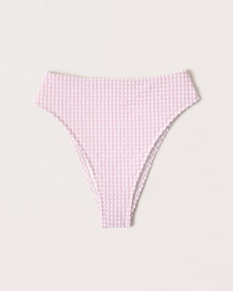 Women's Tall Side High-Waist High-Leg Cheeky Bottoms | Women's Swimwear | Abercrombie.com | Abercrombie & Fitch (US)
