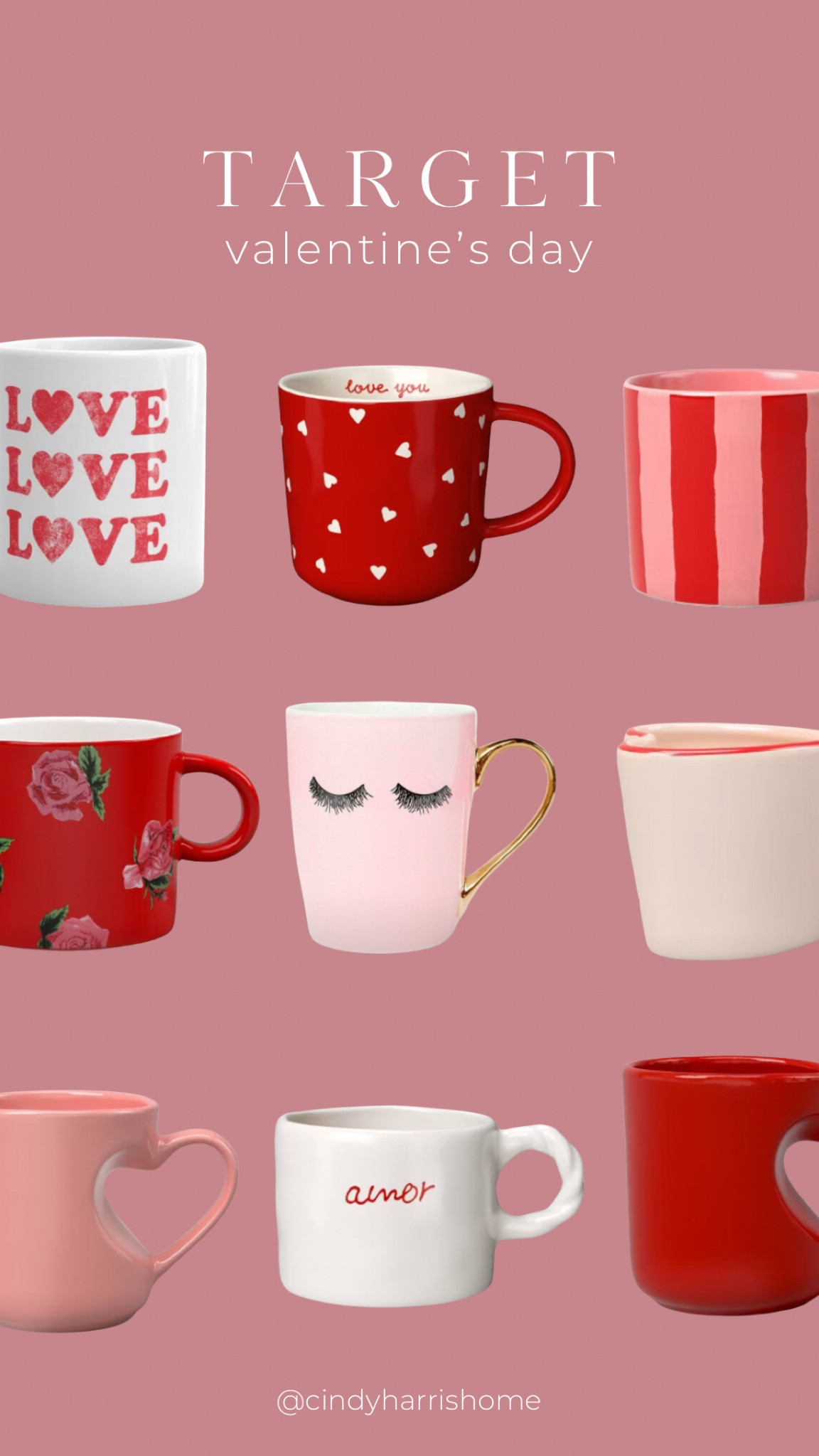 Target Valentine’s Day mugs! So cute. 💕

#LTKHome #LTKSeasonal #LTKParties