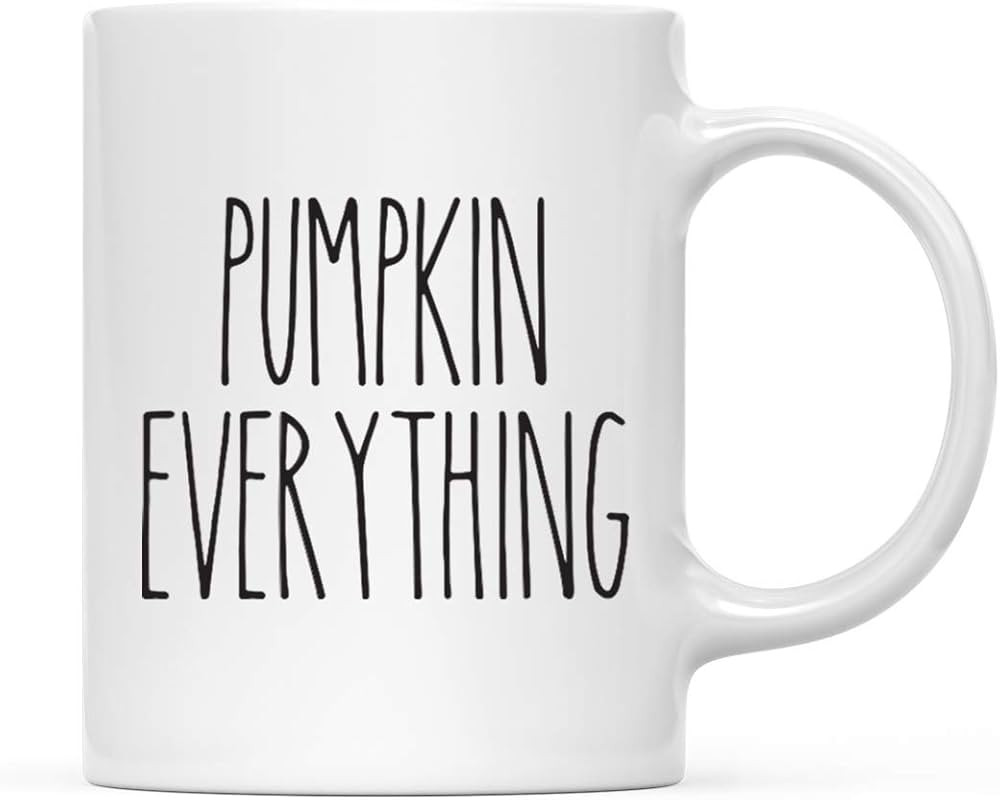 Andaz Press Simple Farmhouse Rustic Fall Autumn Kitchen Decor 11oz. Ceramic Coffee Tea Mug Gift, ... | Amazon (US)