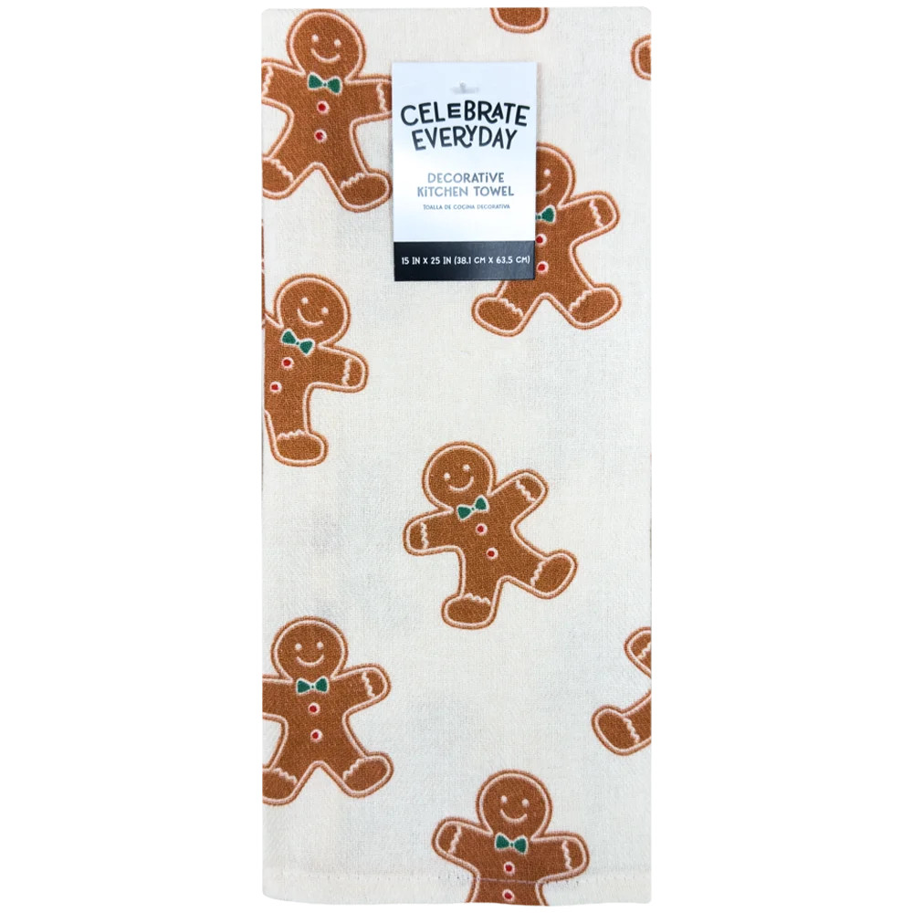 Gingerbread Decorative Kitchen Towel | Walmart (US)