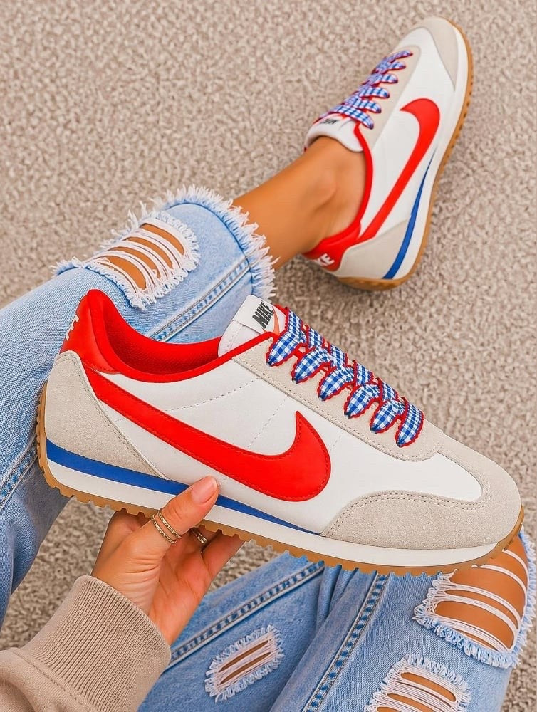 OK, wait where are my USA moms because these sneakers are so freaking cute and I went ahead and updated them with some cute shoelaces to give it that whole red white and blue look you guys Fourth of July is coming up look at the part

#LTKootd #LTKgrwm #LTKmomlife