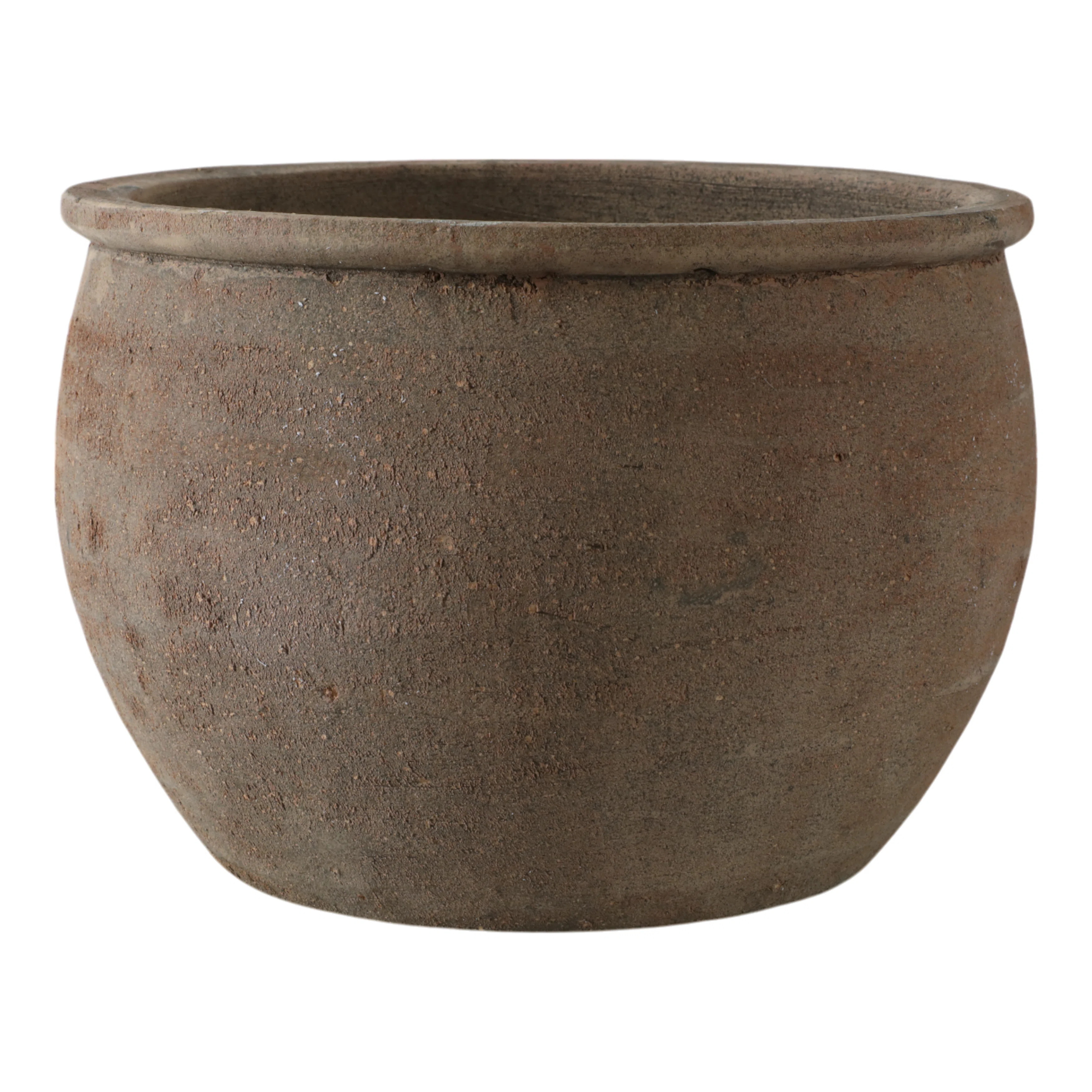 Bungalow Rose 13X9" Traditional Pot Planter, Dark Brown | Wayfair | Wayfair North America