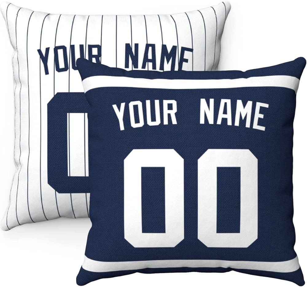 ANTKING Throw Pillow New York Personalized Custom Any Name and Number for Men Women Boy Gift | Amazon (US)