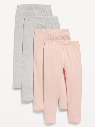 4-Pack Full-Length Leggings for Toddler Girls | Old Navy (US)