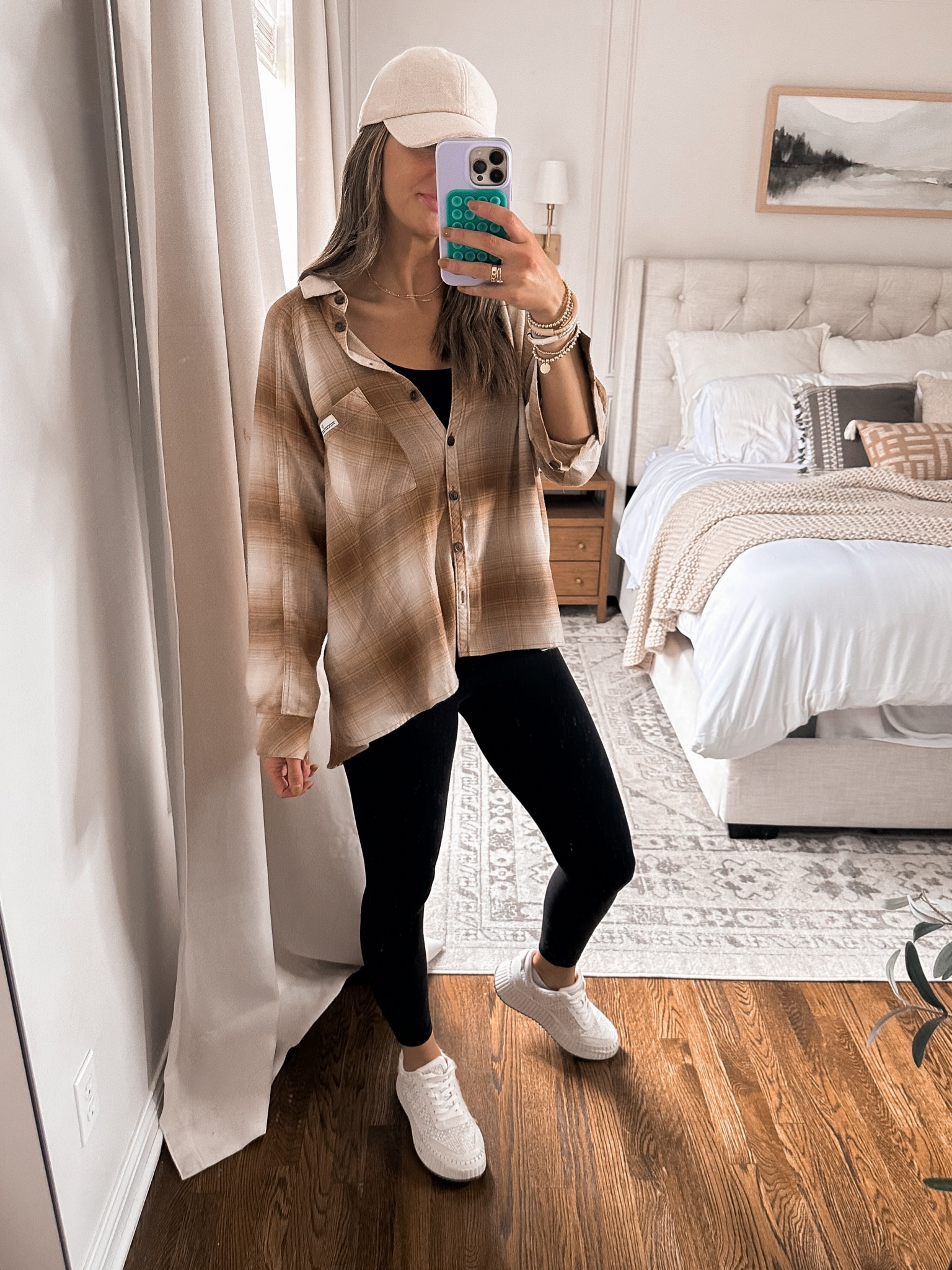 Casual fall outfit leggings and sneakers with an oversized flannel! 

Flannel fits true to size small
Leggings true to size 
Sneakers true to size 


#LTKstyletip #LTKfindsunder50 #LTKfindsunder100