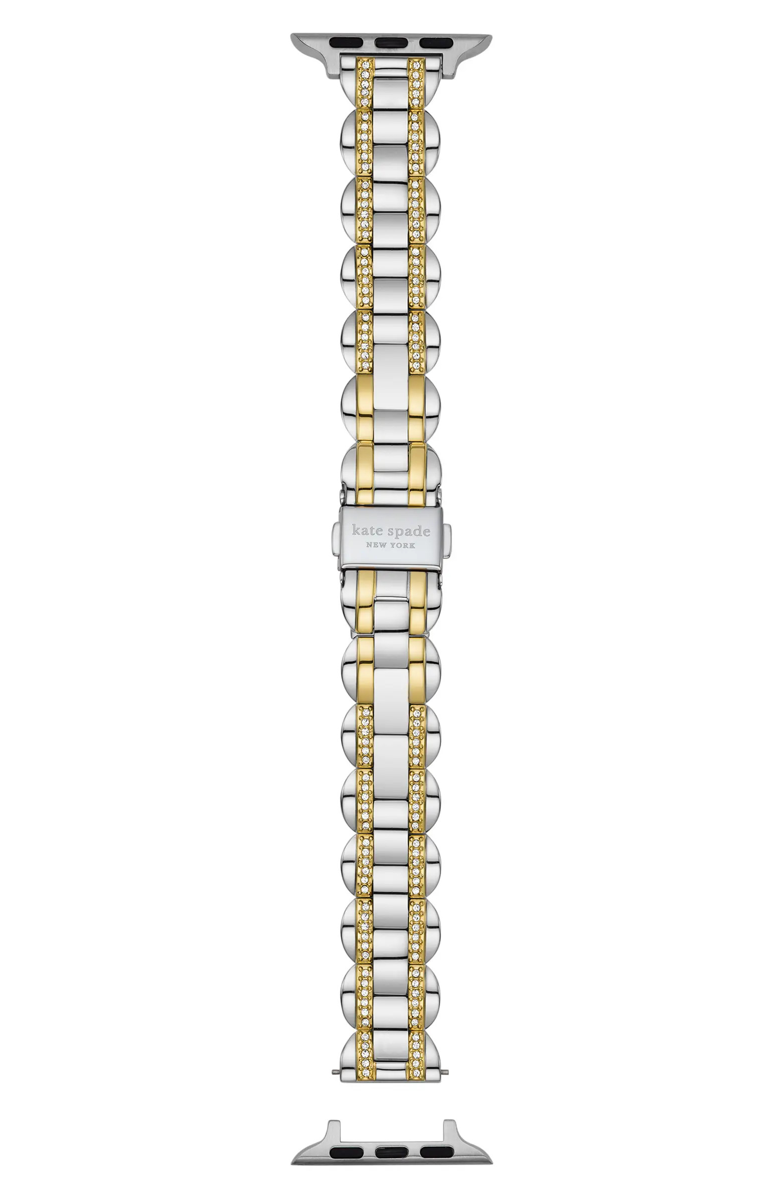 scallop Apple Watch® pavé bracelet strap, 38mm/40mm | Nordstrom