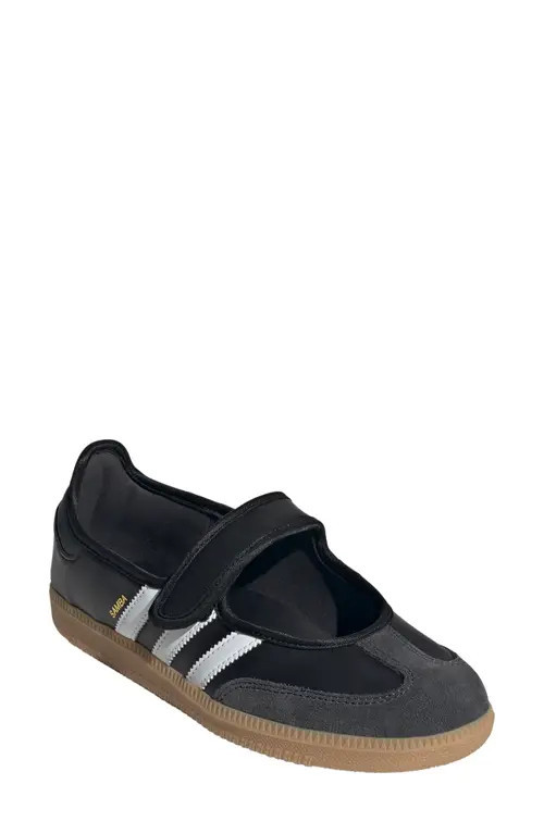 adidas Samba Jane Sneaker in White/Carbon/Black at Nordstrom, Size 5.5 | Nordstrom