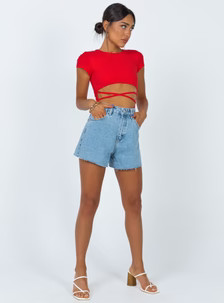 Nicola Bodysuit Red | Princess Polly US