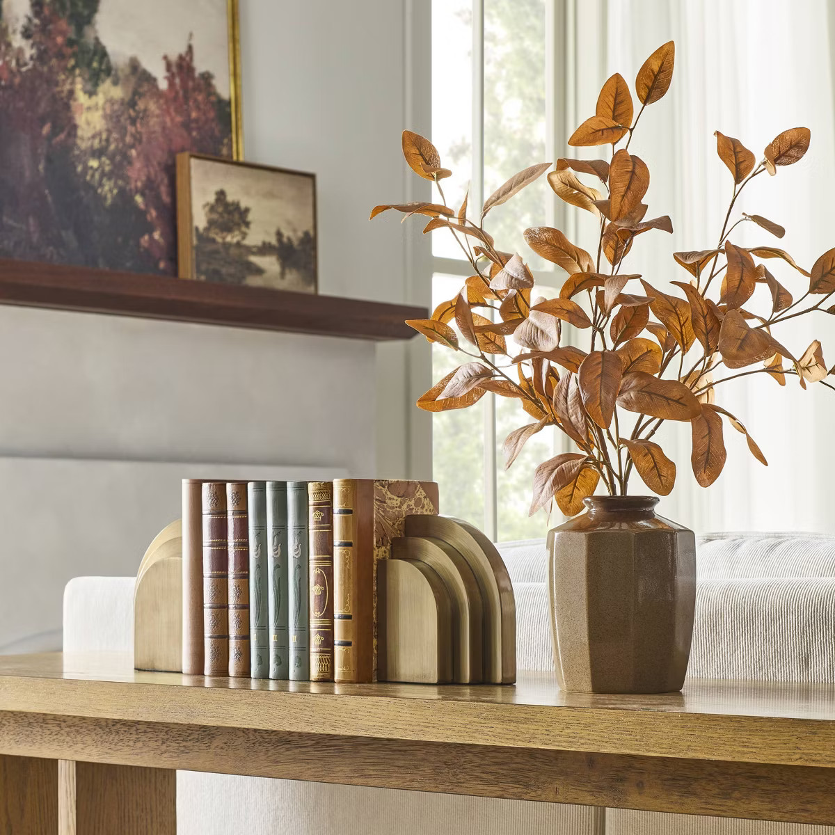 Rusted Eucalyptus Artificial Fall Arrangement - Hearth & Hand™ with Magnolia | Target