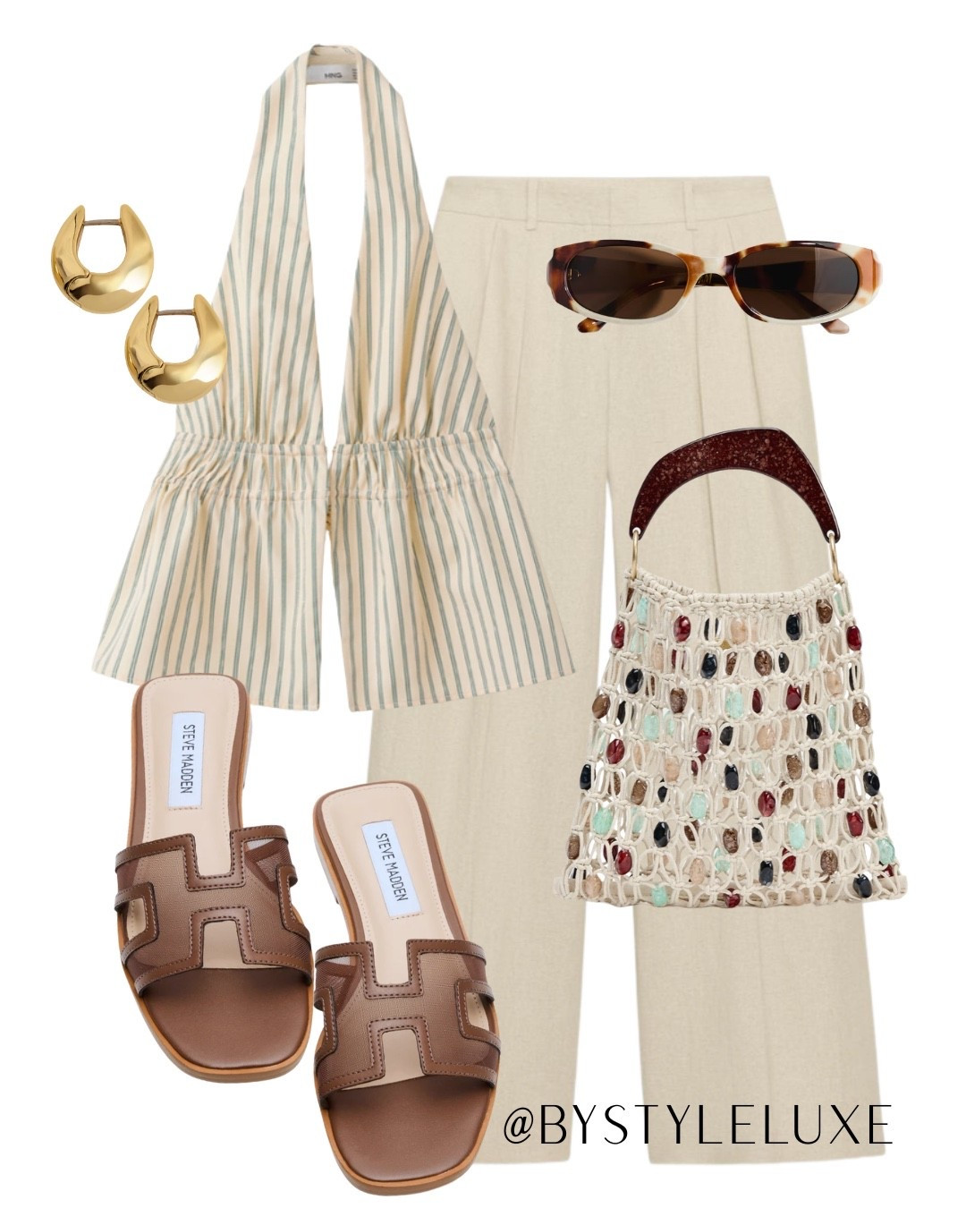 SUMMER TOP - Love this striped halterneck top, so nice with trousers, jeans or shorts 

#sandals #summeroutfit #top

#LTKsummer #LTKeurope #LTKuk