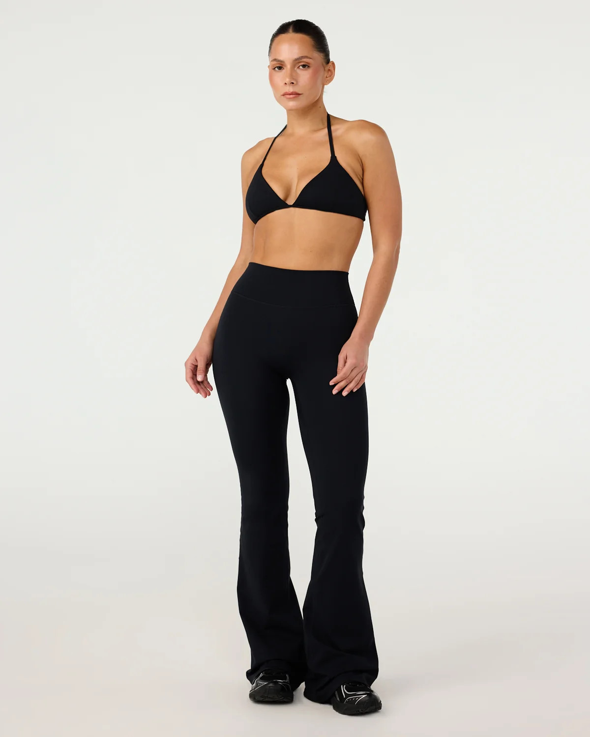 Form Invisible Scrunch Flare Leggings Tall | Black | Crop Shop Boutique US