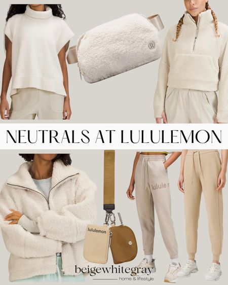 If your a neutral love r and a lover all things Lululemon I got you!! Check out these cozy fleece sweaters and joggers!! I’ll take one of each please! Beautiful for you or a gift!! 

#LTKGiftGuide #LTKHoliday #LTKfamily