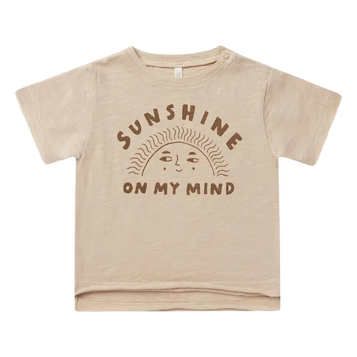 T-Shirt Sunshine On My Mind | Grège | Smallable