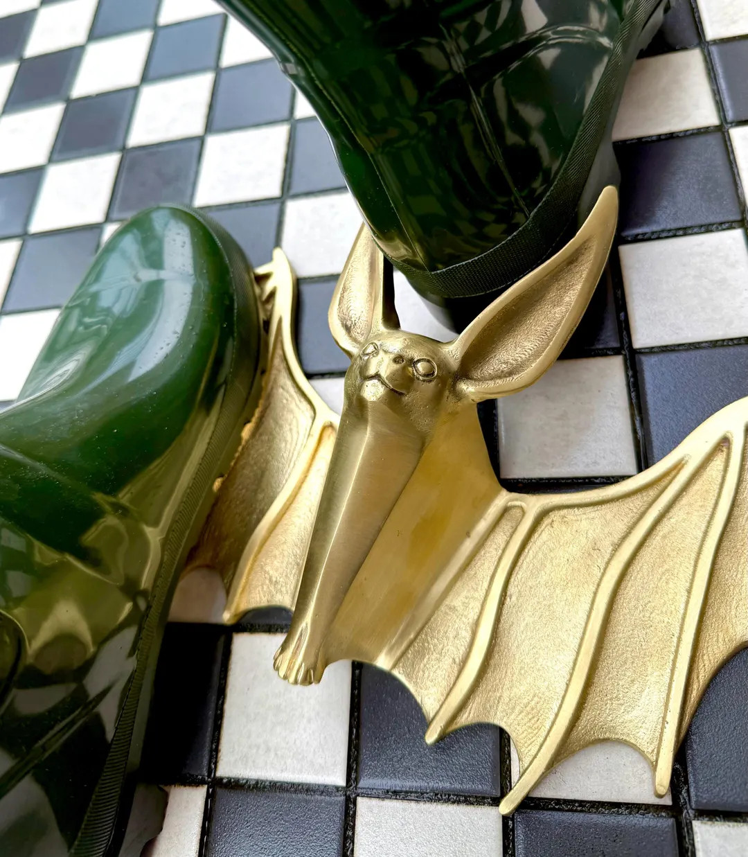 Solid Brass Bat BootJack: Hands-Free Boot Remover | Unique Design |  Available in brass and cast ... | Etsy (US)