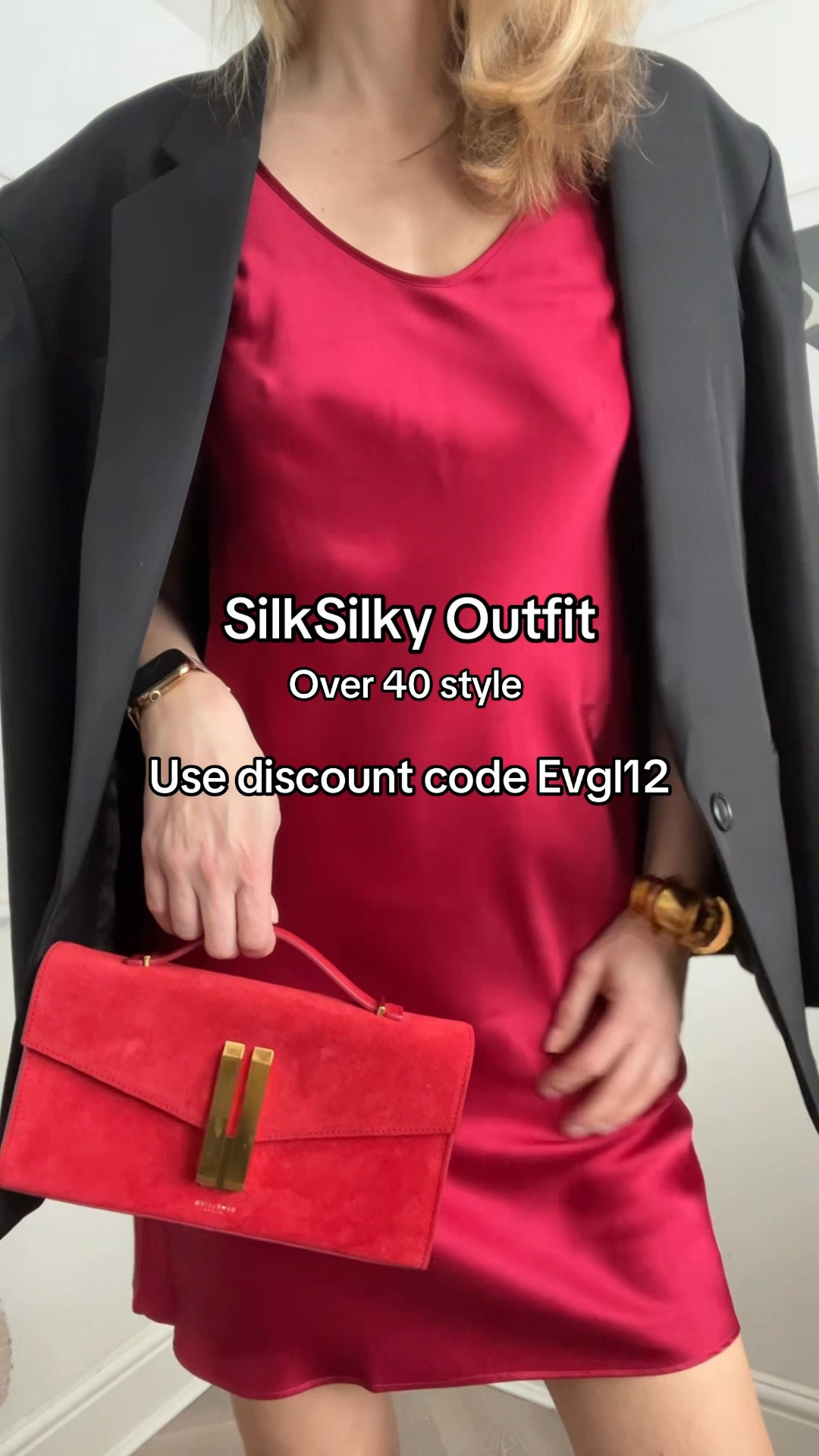Silk dress, red dress, ysl cuff, demellier bag, ysl sunglasses 

#LTKspring #LTKdatenight #LTKsummer