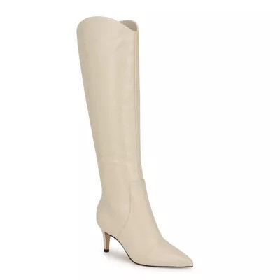 Nine West Women's Sirena Pointy Toe Tall Shaft Dress Boots | Belk