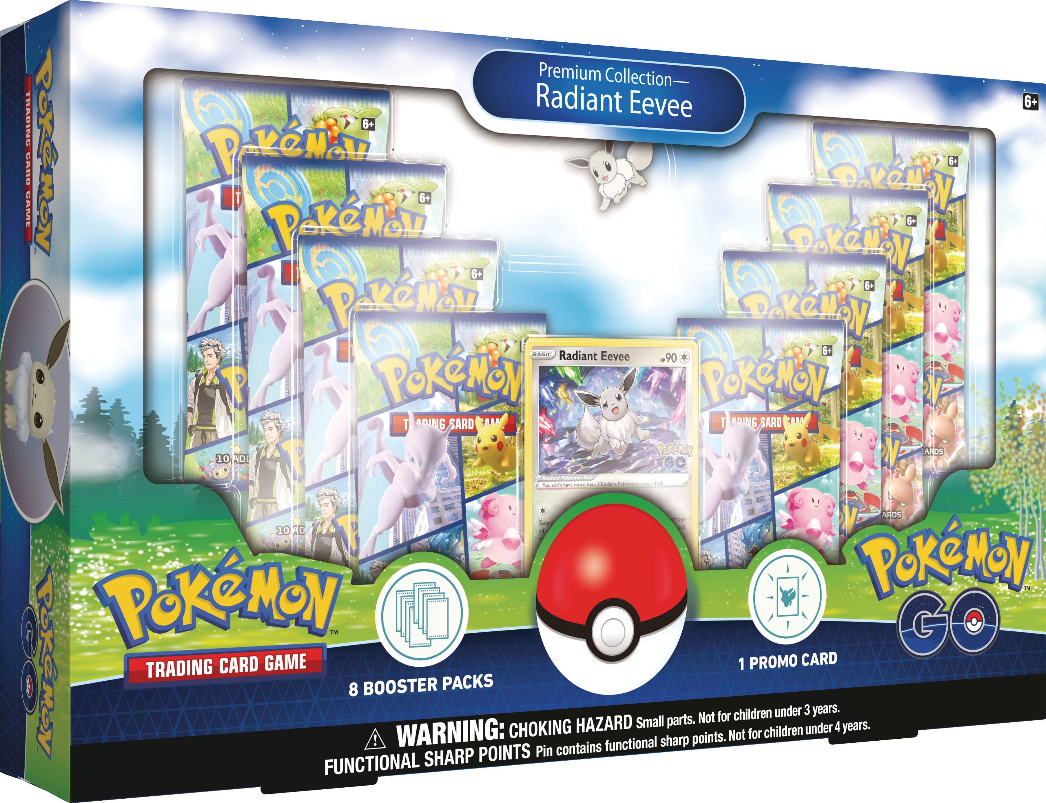 Pokémon Trading Card Game: Pokemon GO Premium Collection Radiant Eevee 87052 - Best Buy | Best Buy U.S.