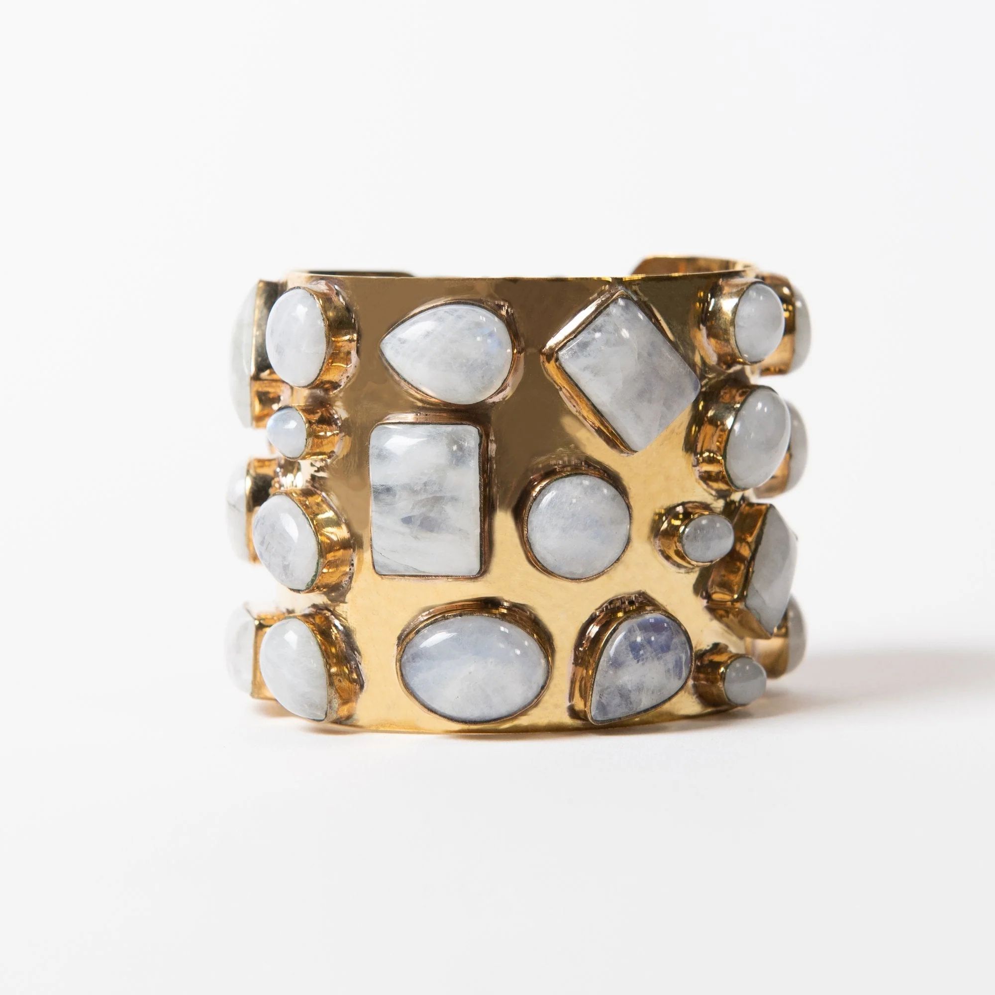 Bendall Gemstone Cuff - Moonstone | Addison Weeks Jewelry