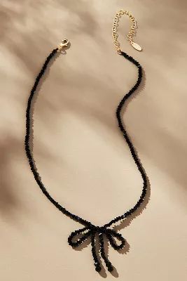 Beaded Bow Necklace | Anthropologie (US)