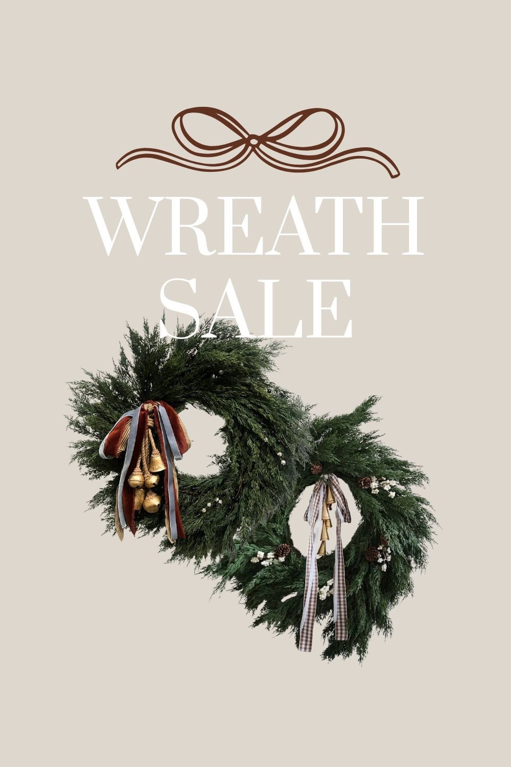 These gorgeous wreaths are on sale and they come tied the pretty ribbons and bells! Easy peasy! 

#LTKSeasonal #LTKHoliday #LTKFindsUnder100
