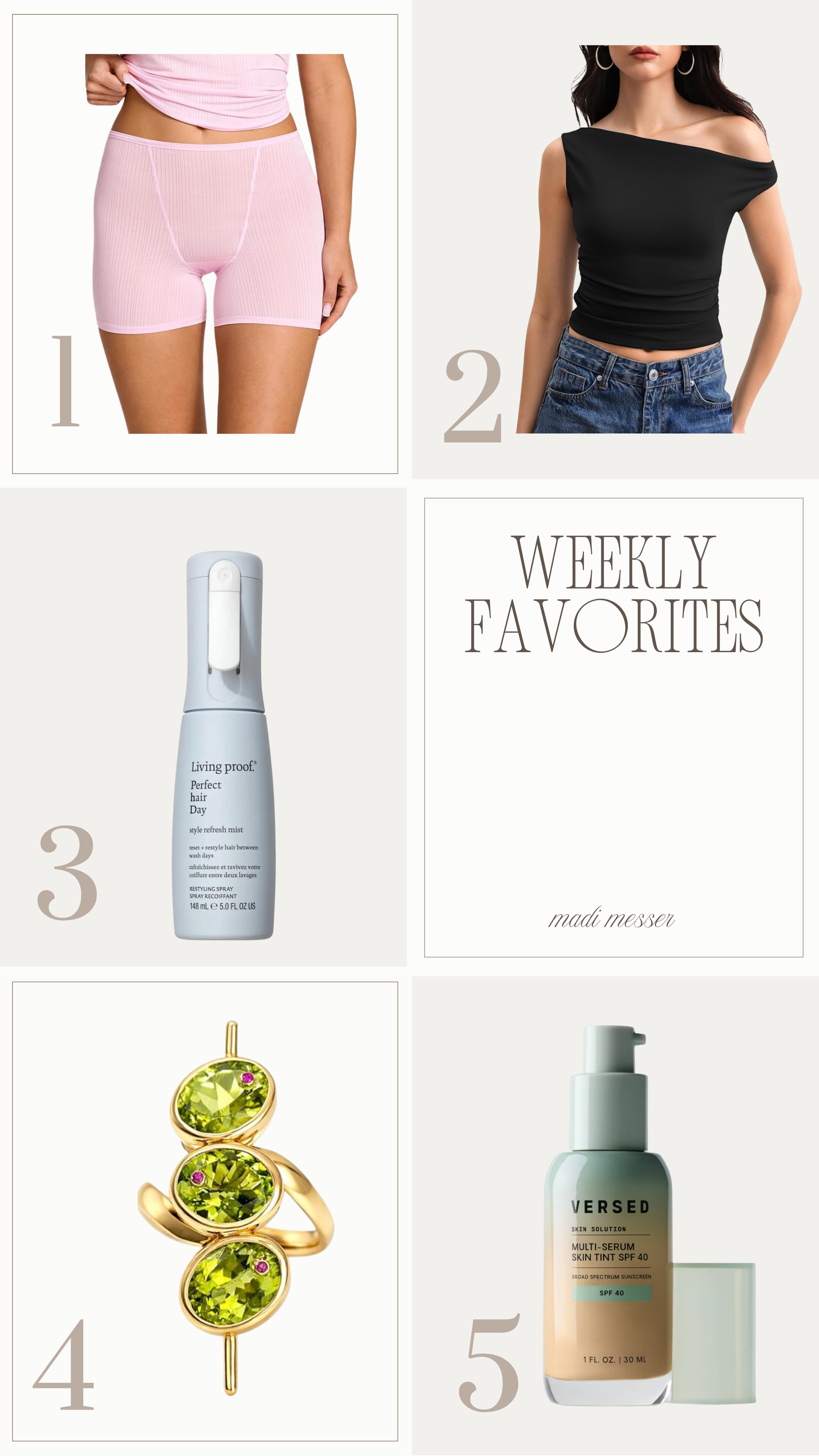 My favorites of the week! This versed tinted sunscreen is a absolute summer must have. 

beauty tips, amazon outfits, affordable jewelry 

 #LTKgrwm #LTKootd