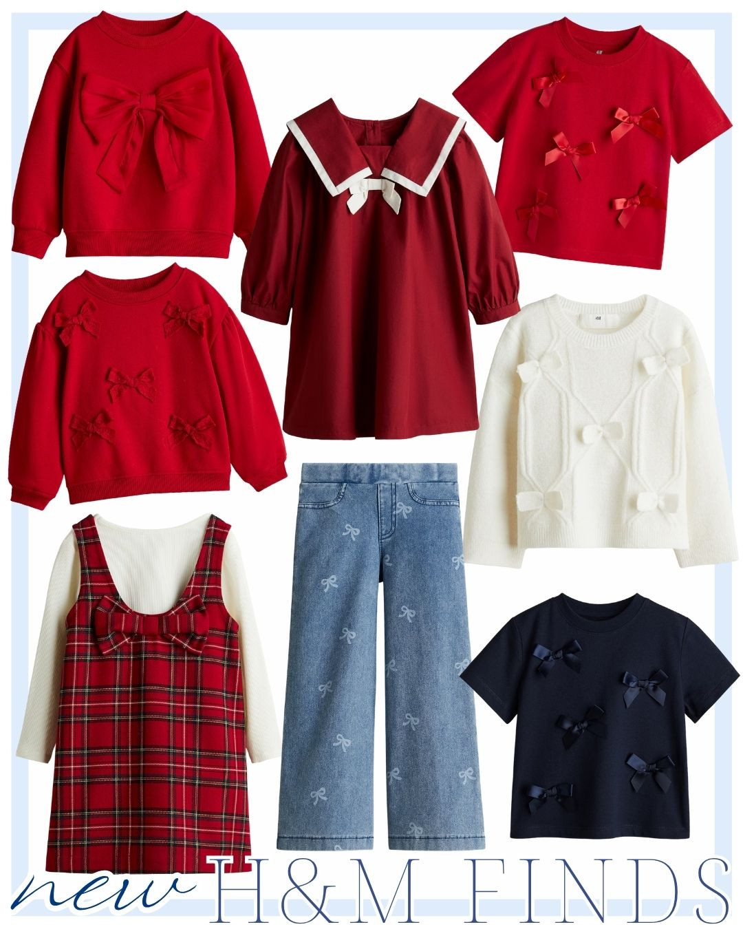 New H&M finds for little ones — cozy sweaters, sweet bows, and timeless dresses! Perfect for this upcoming holiday season!

kids fall fashion, toddler girl outfits, cozy knits, H&M kids clothing, winter style, Christmas, red, green, plaid 

 #LTKHoliday #LTKStyleTip #LTKKids
