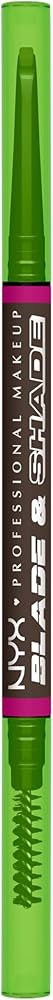 NYX PROFESSIONAL MAKEUP Blade & Shade Brow Pencil, Nano Mechanical Eyebrow Pencil, Up to 16HR Mak... | Amazon (US)