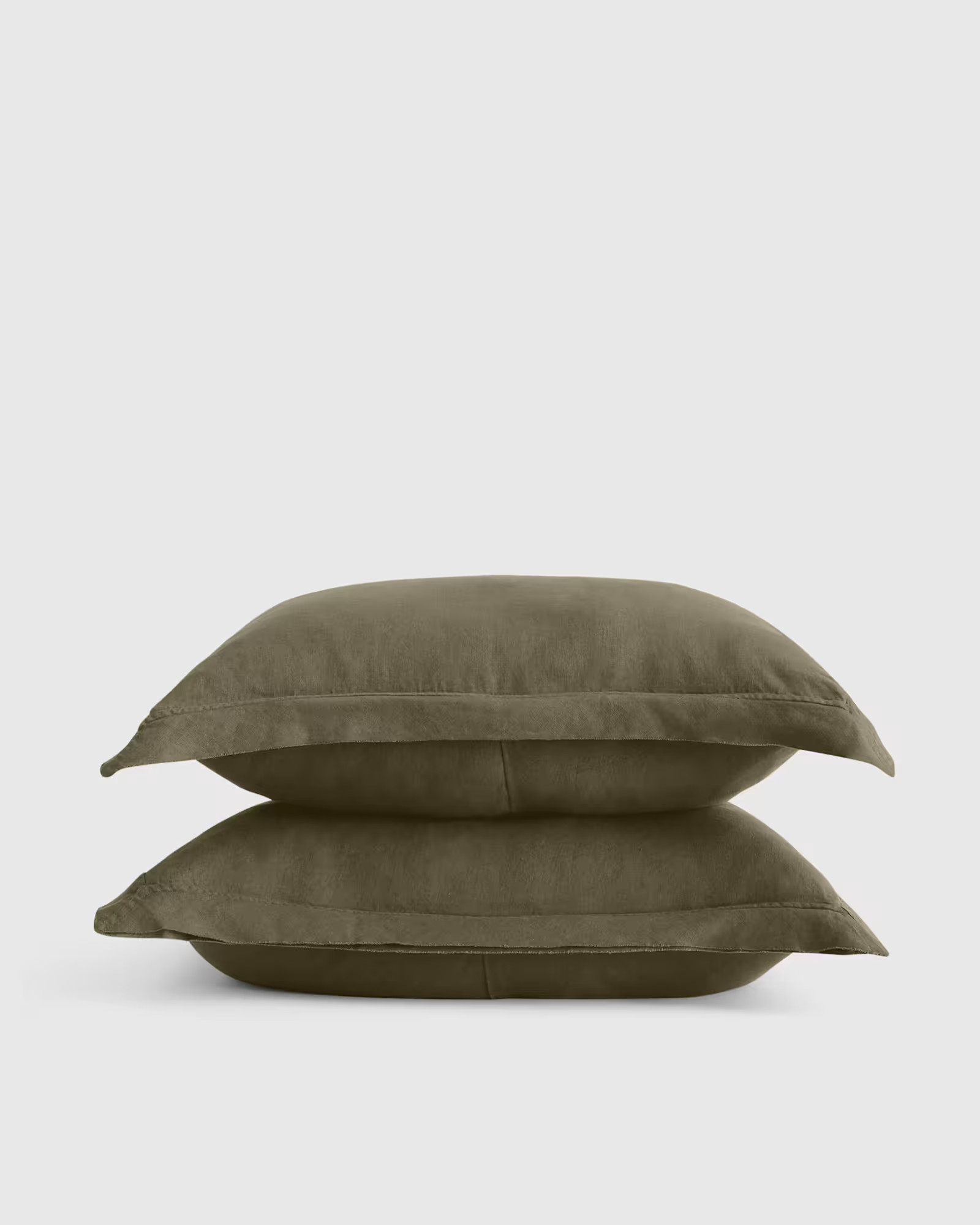 European Linen Double Flange Sham Set | Quince