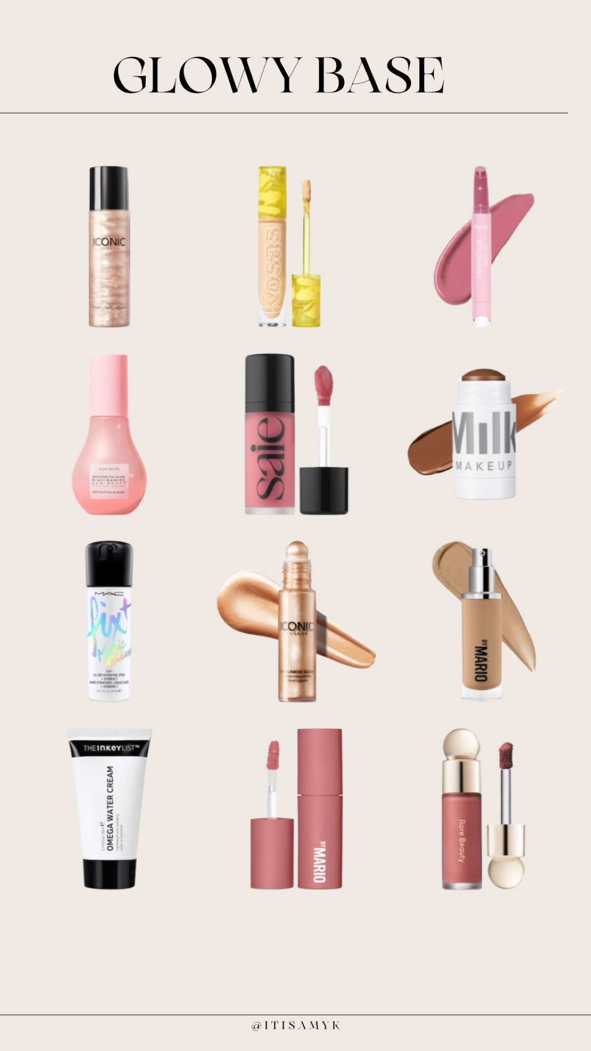 GLOWY Clean girl soft dewy makeup look! some fav makeup products i use for that glowy radiant skin look!!! #LTKunder50 

#LTKSeasonal #LTKbeauty