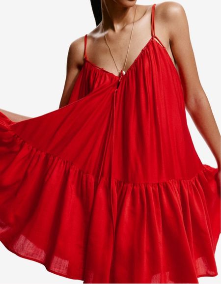 Red mini dress 

#LTKfindsunder50 #LTKSeasonal #LTKstyletip