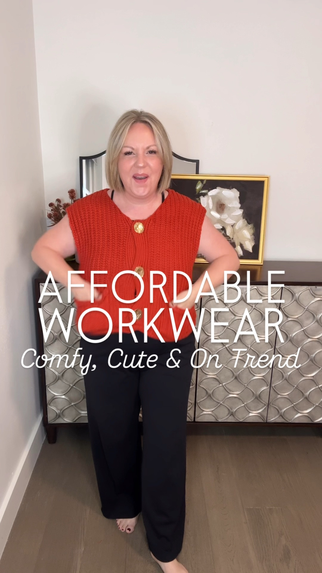 Large sweater vests (mine are from Shein which are exactly like the ones on Amazon—I linked both :); large pants on sale!!! 

#LTKFindsUnder50 #LTKWorkwear #LTKSaleAlert