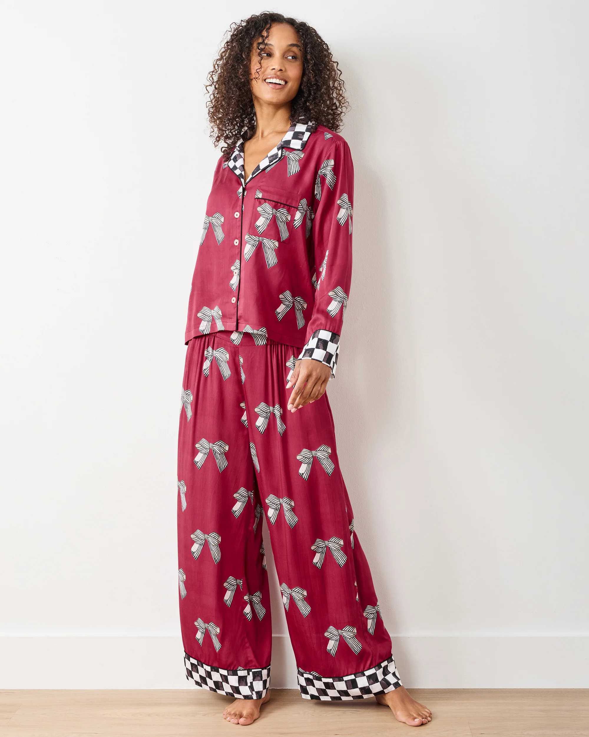 Bows - Eco Satin Soho Set - Wine | Printfresh