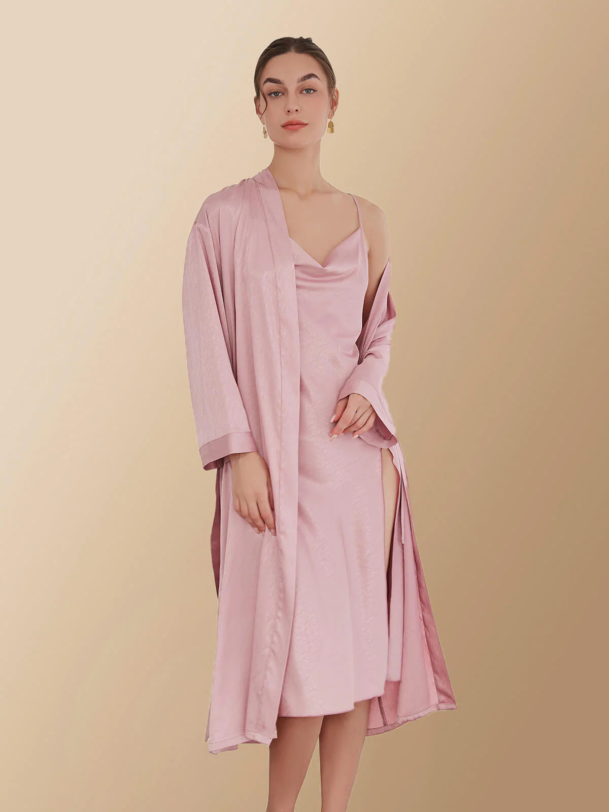 Pink Robe Dress Set | ulivary