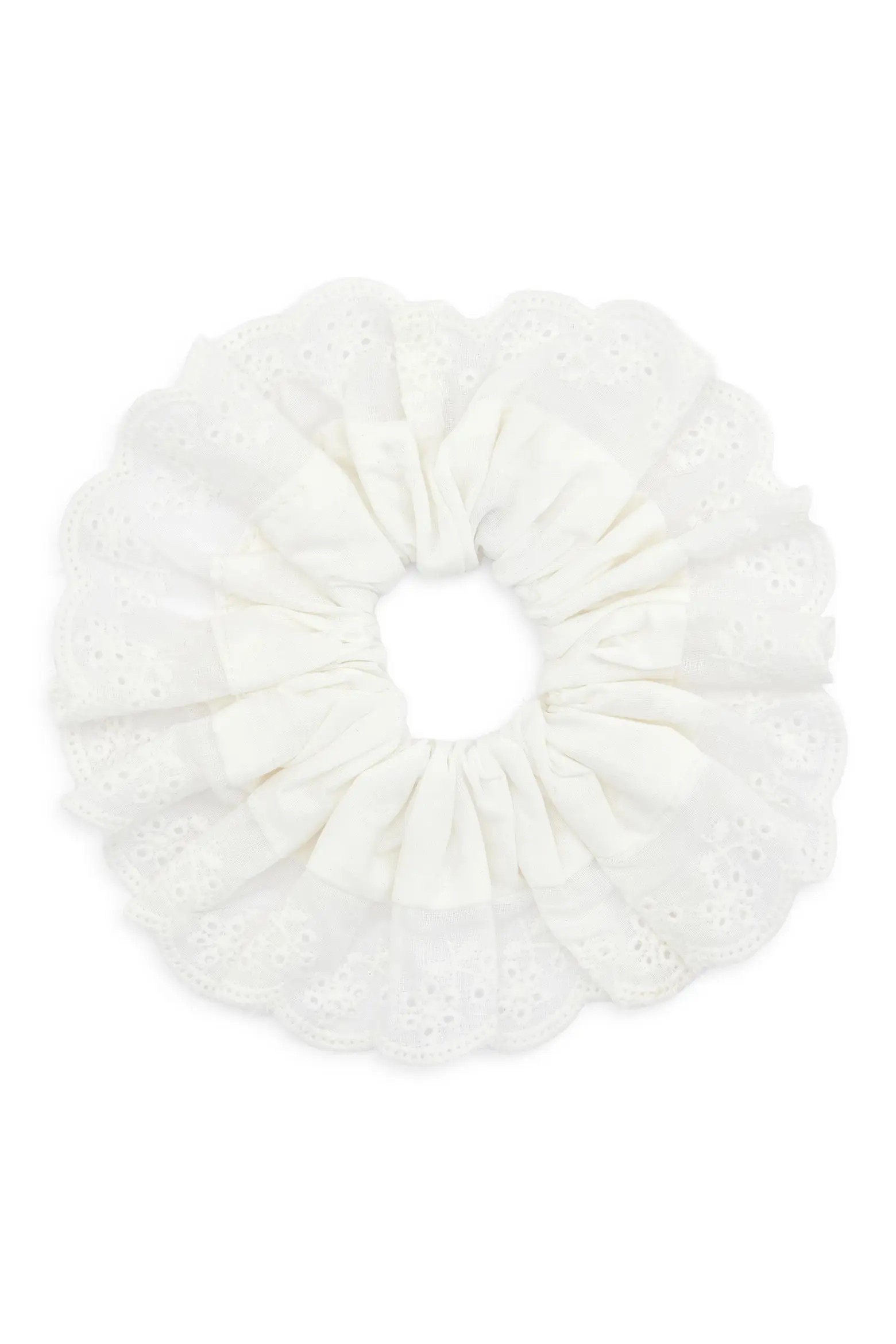 Oversize Eyelet Scrunchie (Women) | Nordstrom | Nordstrom