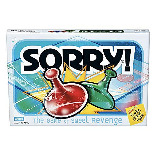 Hasbro Gaming Sorry! Family Board Games for Kids and Adults, 2 to 4 Players, Ages 6 and Up (Amazon Exclusive) | Amazon (US)