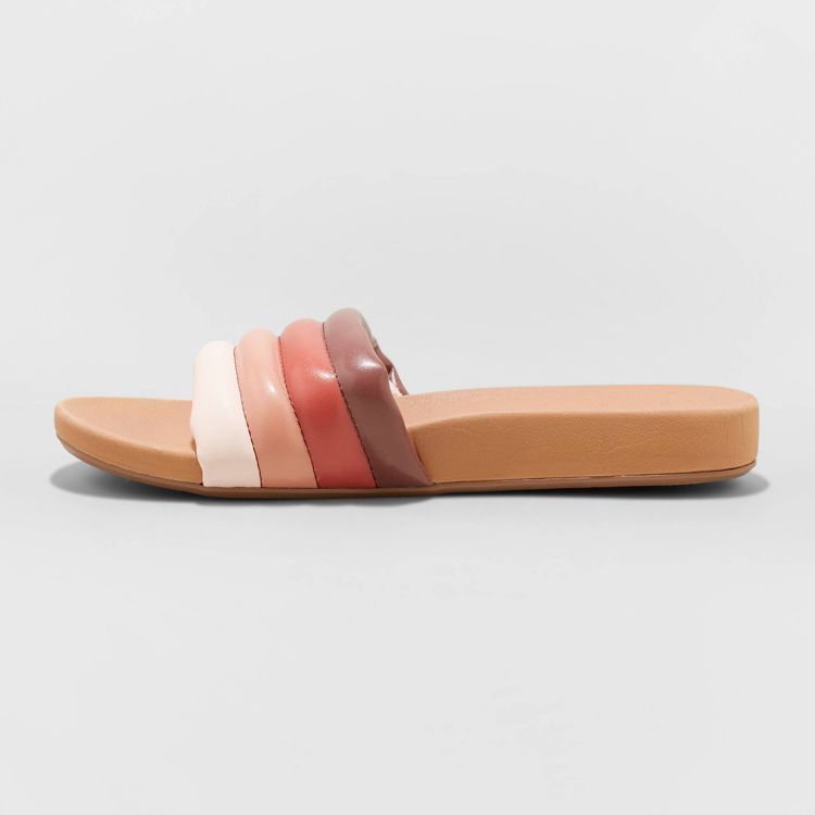 Women's Kendra Single Band Slide Sandals - Shade & Shore™ | Target