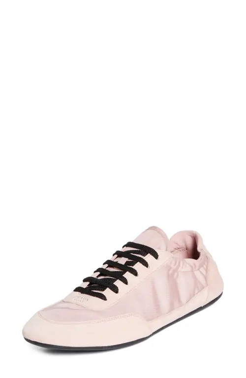 Prada Collapse Mixed Media Low Top Sneaker in Pesco at Nordstrom, Size 10.5Us | Nordstrom