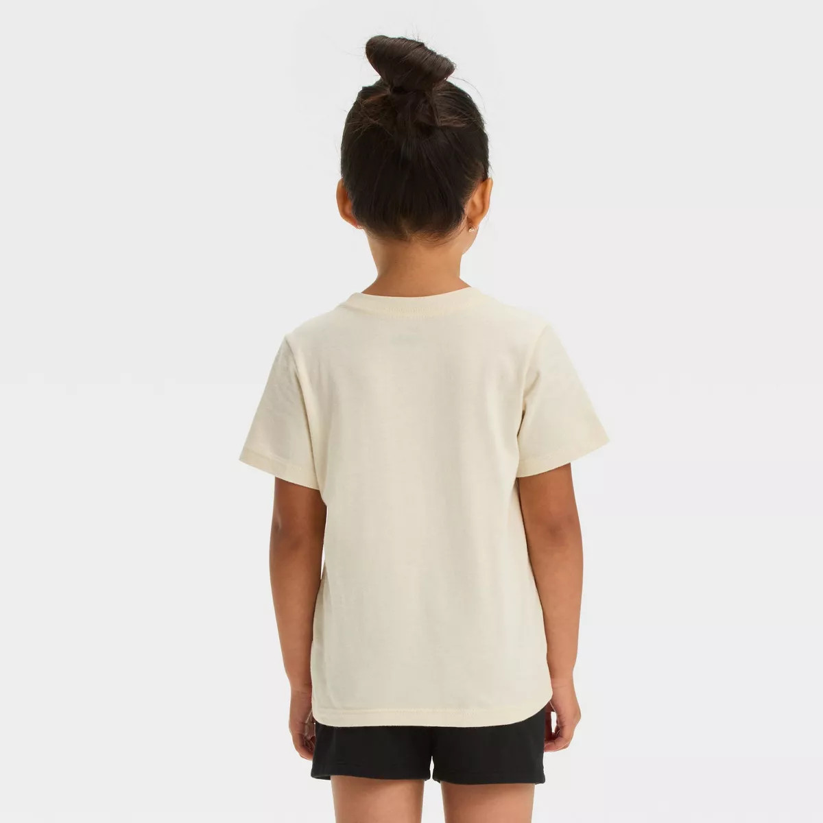 Toddler Girls' Disney Minnie Mouse Halloween Short Sleeve T-Shirt - Ivory | Target