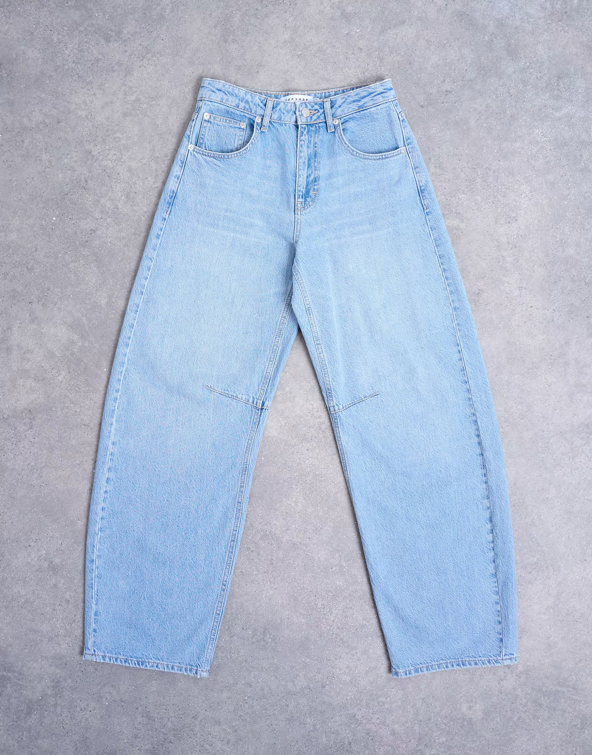 Topshop Barrel high rise jean in bleach | ASOS (Global)