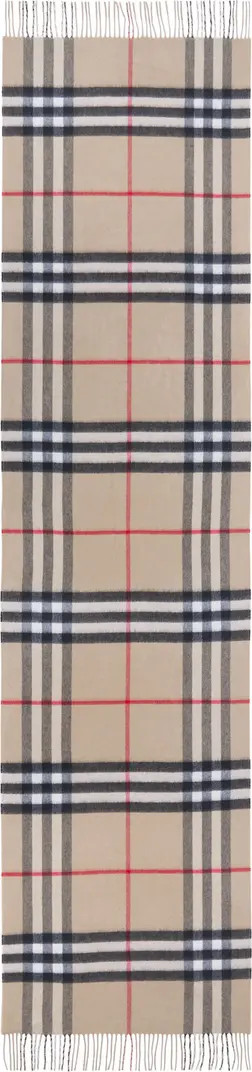 Burberry Giant Icon Check Cashmere Scarf | Nordstrom | Nordstrom