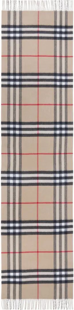 Burberry Giant Icon Check Cashmere Scarf | Nordstrom | Nordstrom